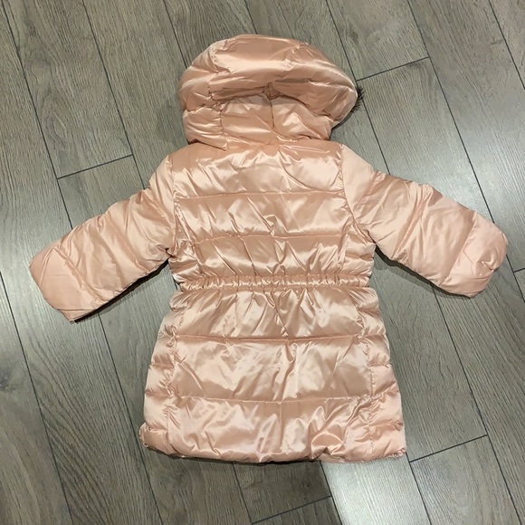 Gap Toddler down filled Long Puffer Pink - Picture 6 of 7